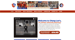 Desktop Screenshot of changleetaekwondo.com